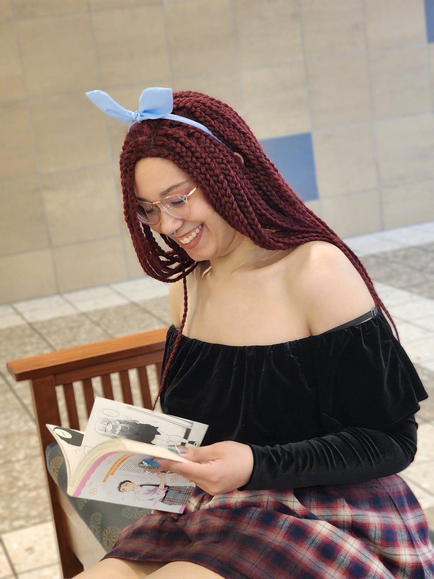 Sky Blue Arona Hair Bow