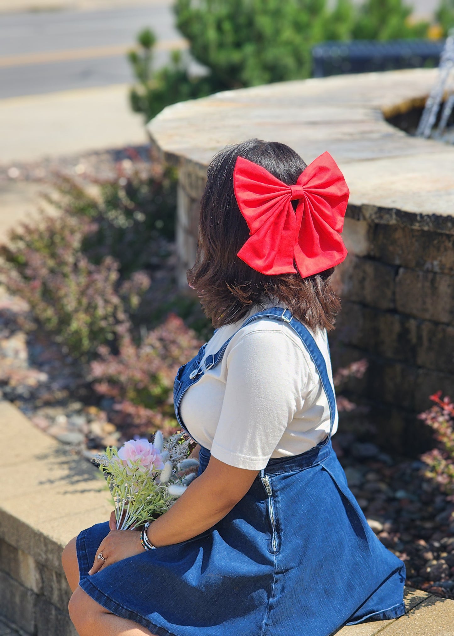 Red Minako Bow