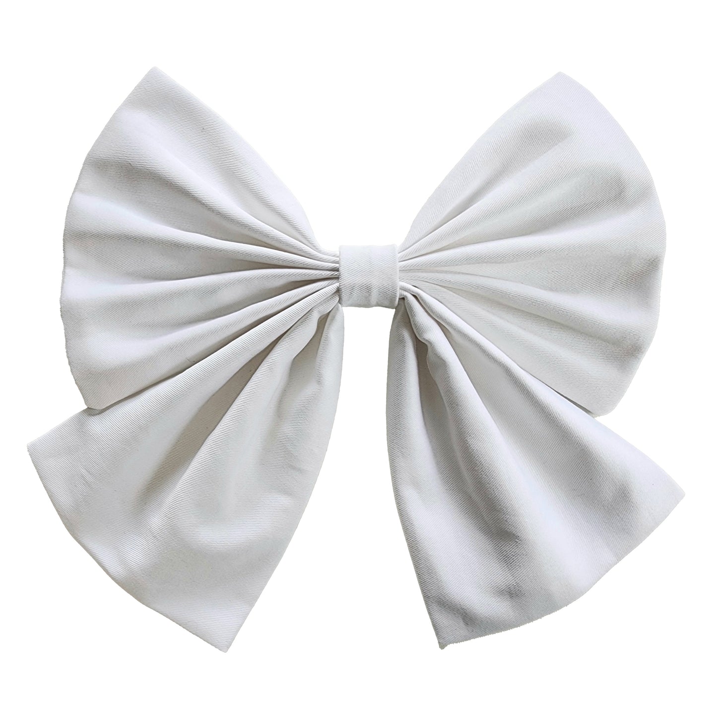 White Minako Bow