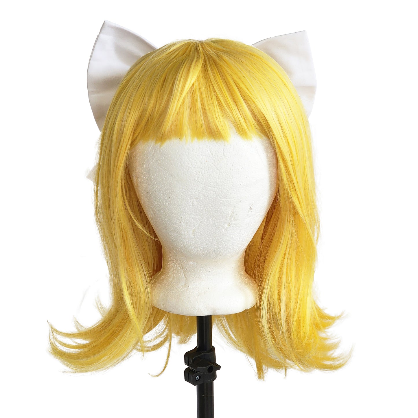 White Minako Bow