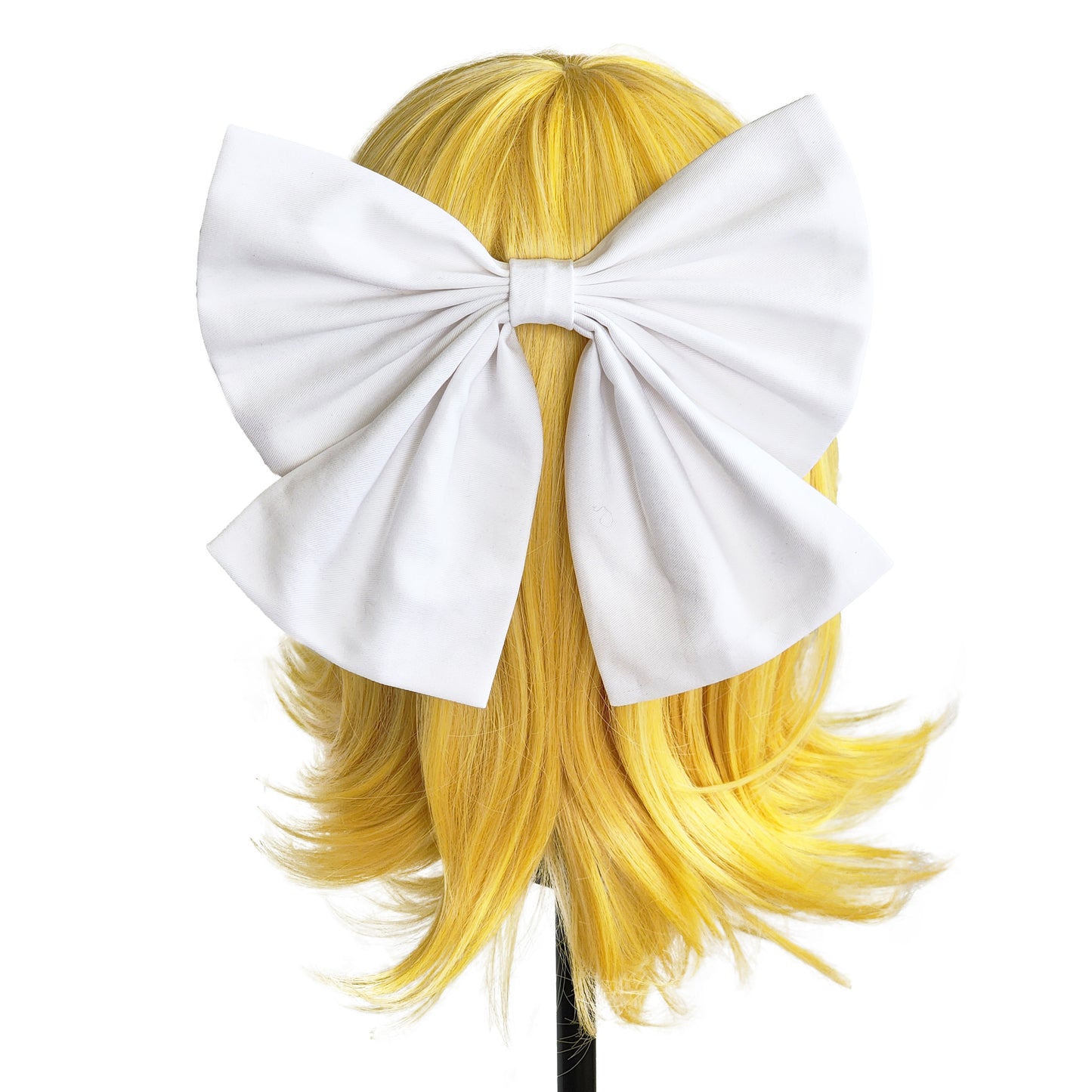 White Minako Bow