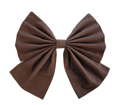 Chocolate Brown Minako Bow