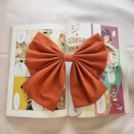 Autumn Orange Minako Bow