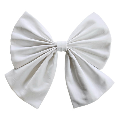 White Minako Bow